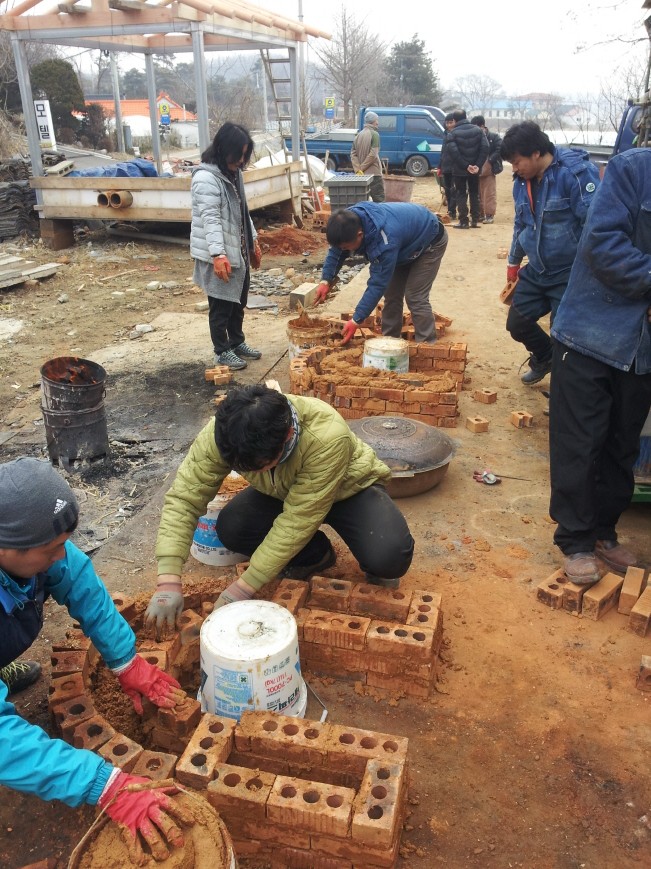 야외화덕(한뎃부엌) 만들기